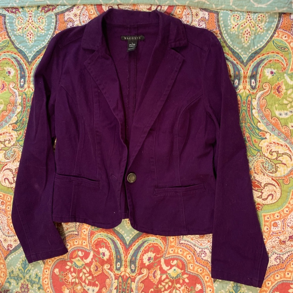 Baccini blazer, size L
